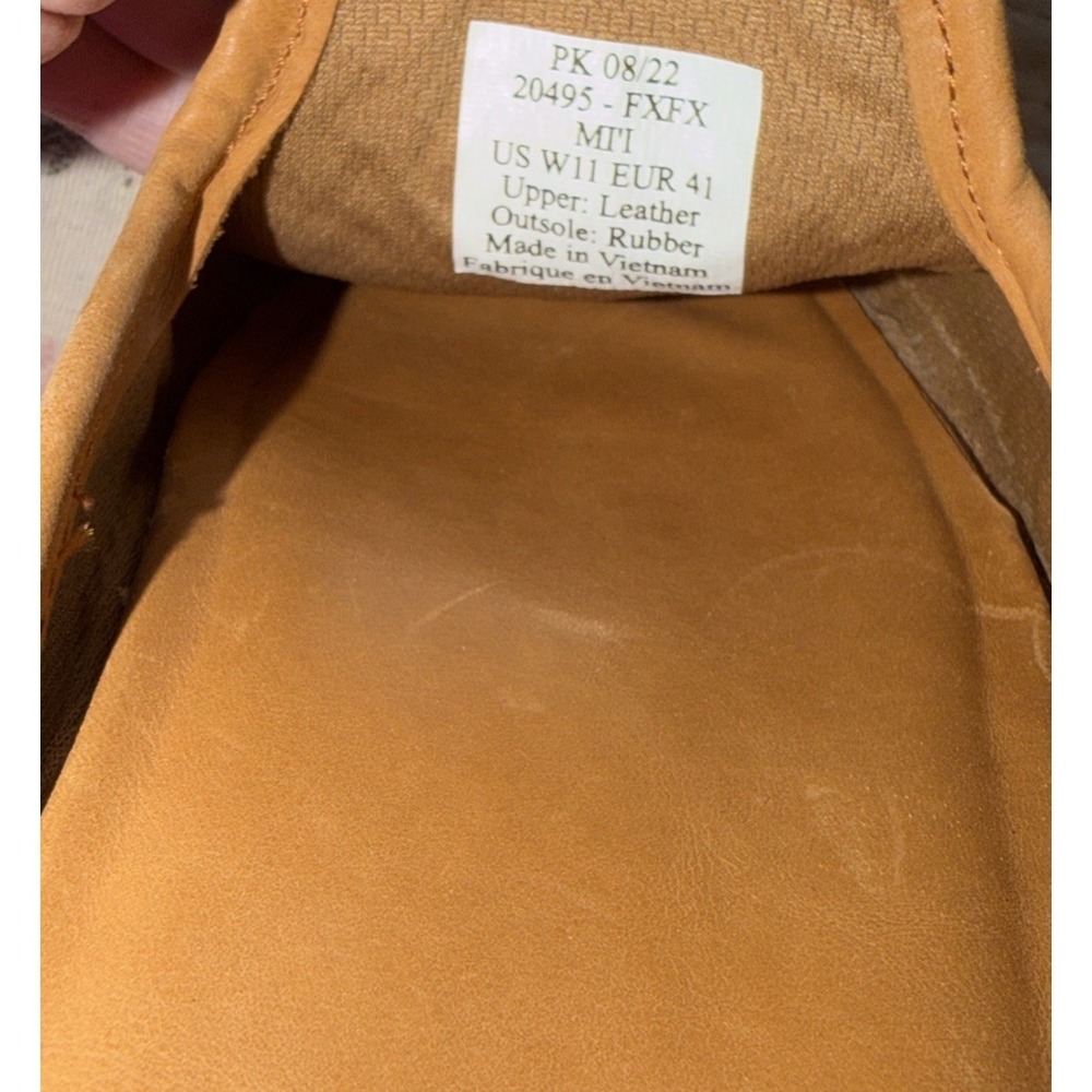 Olukai Mi'i Mule Women's Size 11!Woven Leather Slip-On Kukui Brown $180 MSRP - Picture 10 of 10